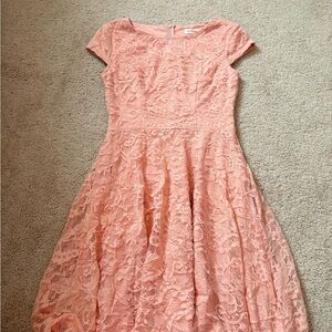 Pink Lace Dress